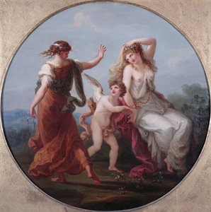 Love Conquering Prudence by Angelica Kauffmann
